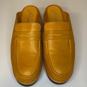 Free People Mustard Slip-On Loafers